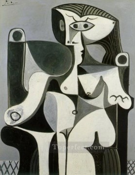 Mujer sentada Jacqueline 1962 Pablo Picasso Pinturas al óleo